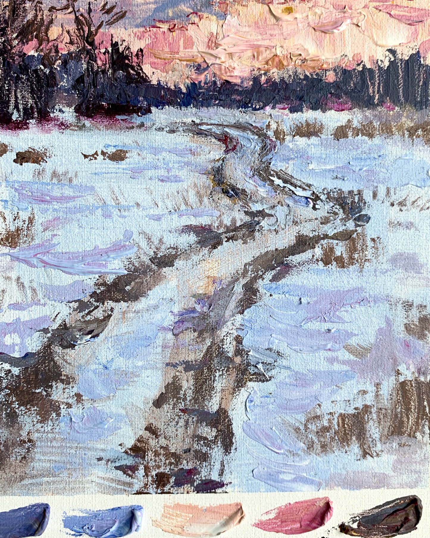 Winter Silence: 8x10"