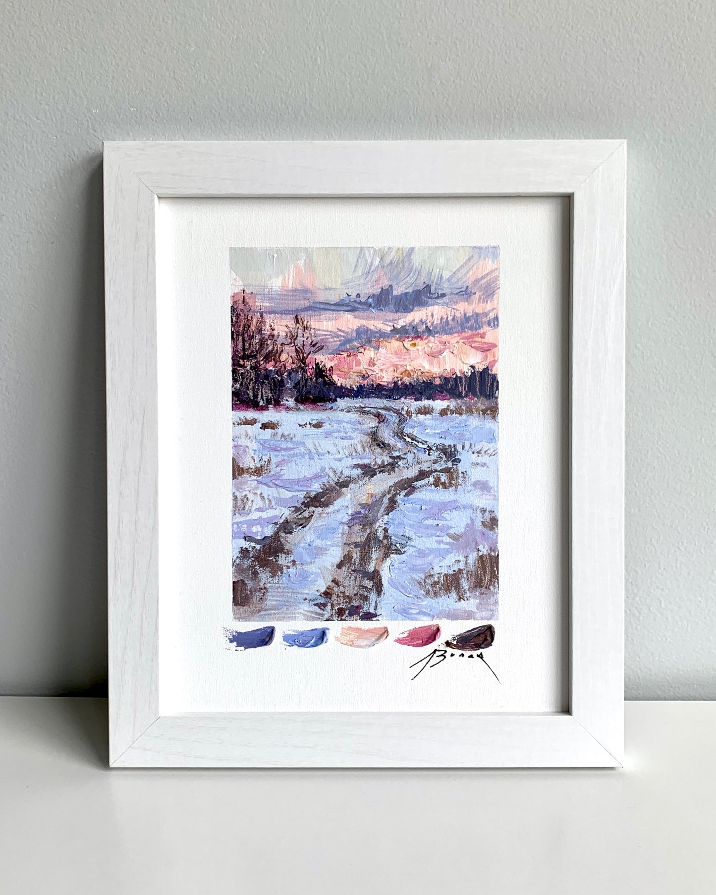 Winter Silence: 8x10"