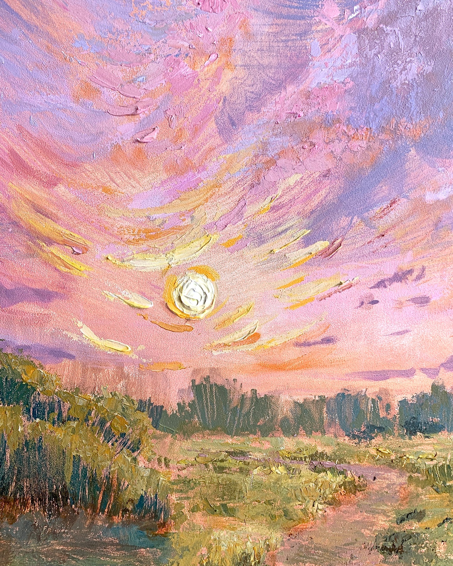 These are the Good Days: 24x24"