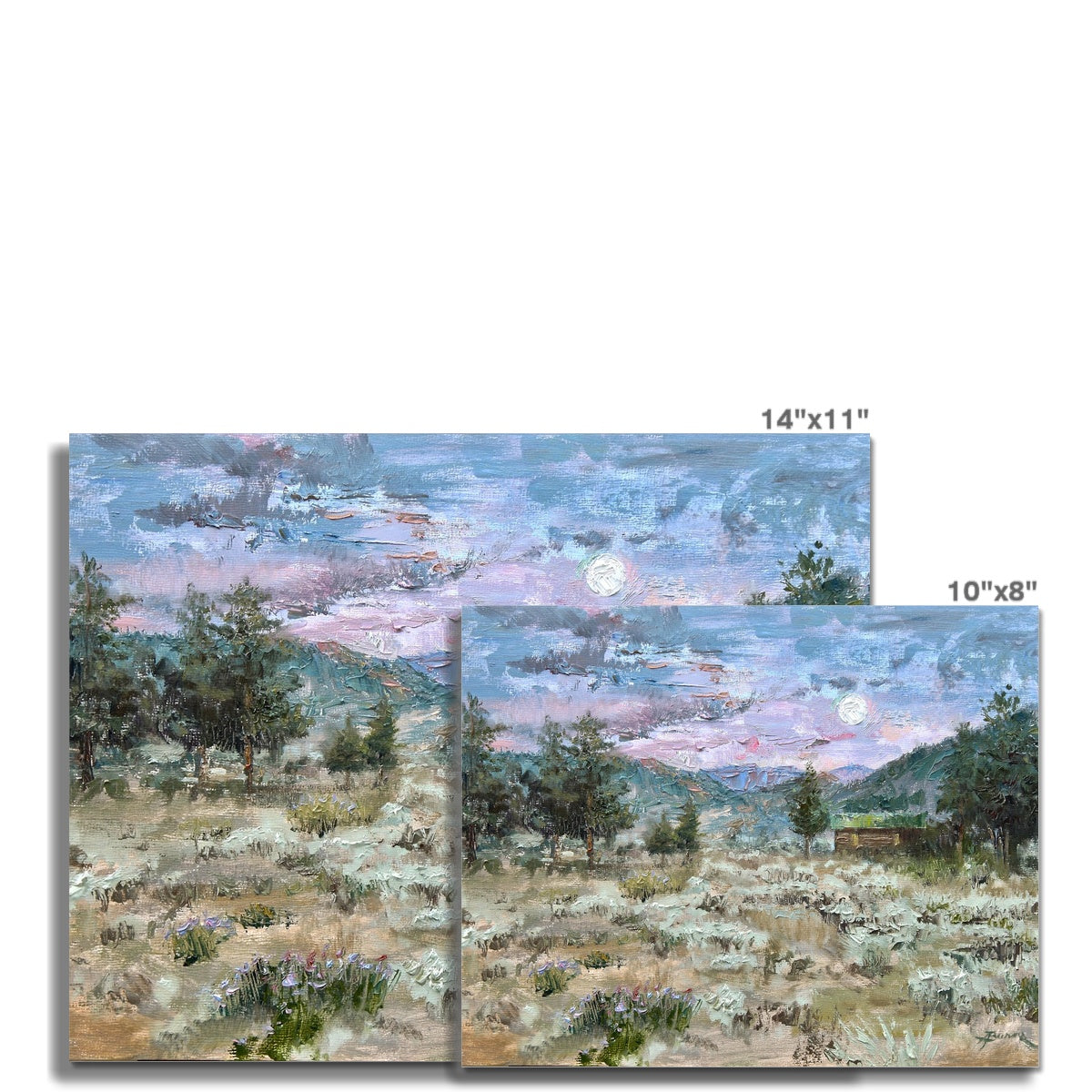 Mountain Moonrise Print