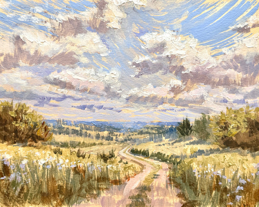 How I Paint in 1 Hour: My Simple Acrylic Painting Process