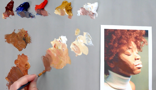 How to Mix Flesh Tones in Oil