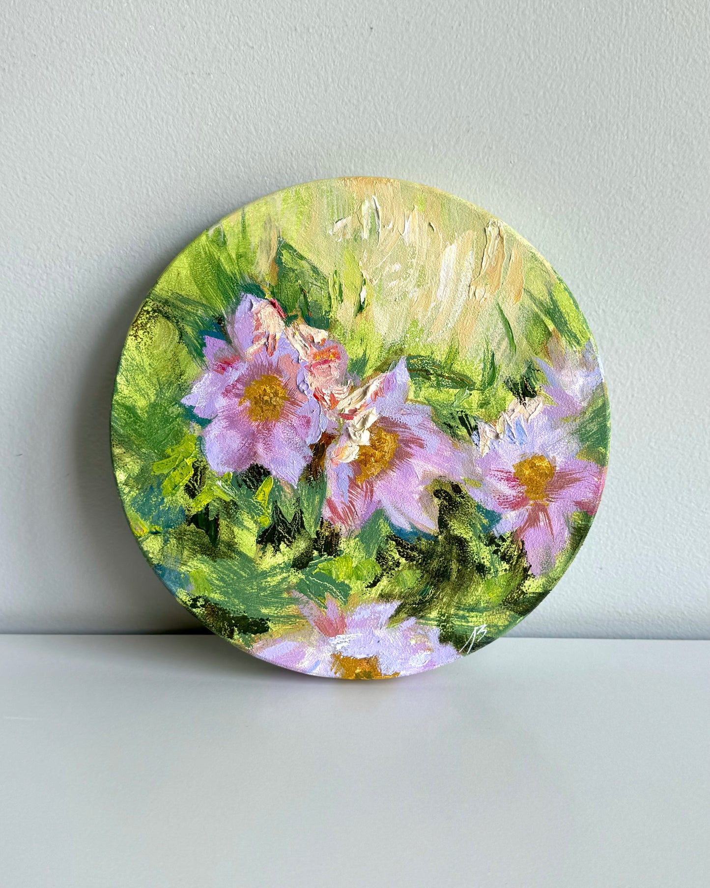 Lavender Star Peonies: 8" Round